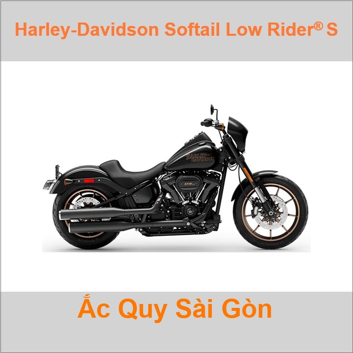 Bình acquy moto cho xe pkl Harley-Davidson Softail Low Rider-S 114 FXLRS có công suất 18Ah, 20Ah (10h) với các mã bình ắc quy như YTX20L-BS, YT20L-4 Bình ắc quy xe mô tô phân khối lớn Harley Davidson có kích thước Dài 17.5cm * Rộng 8.7cm * Cao 15.5cm battery chất lượng tốt nhất giá rẻ