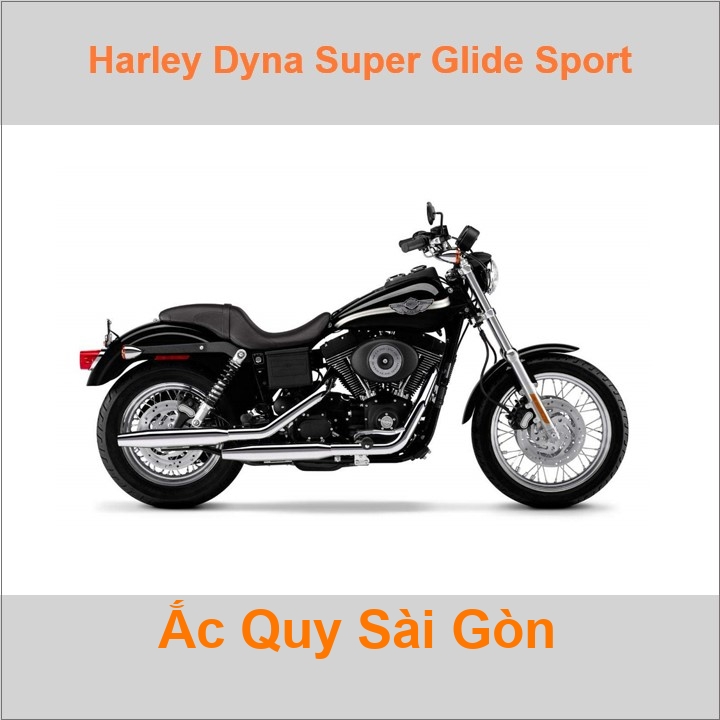 Ắc quy xe mô tô Harley Davidson Dyna Super Glide Sport FXDX (1999- 2005)