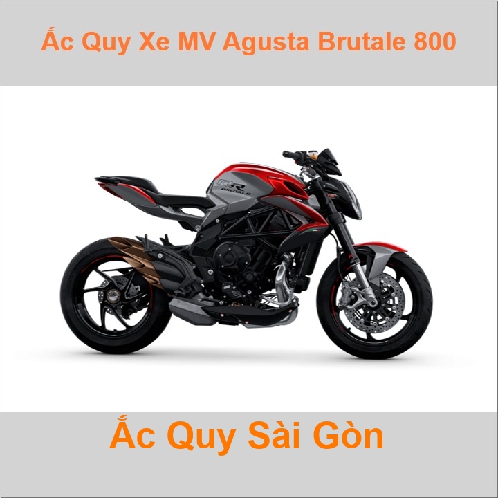 Ắc quy xe mô tô MV Agusta Brutale 800 (2013 đến nay)