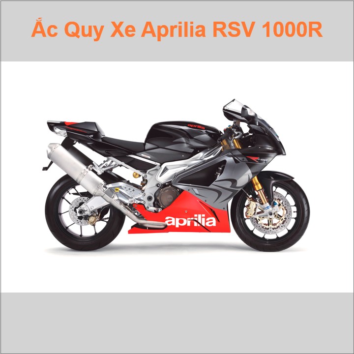 Ắc quy xe mô tô Aprilia RSV 1000R (2004 - 2010)