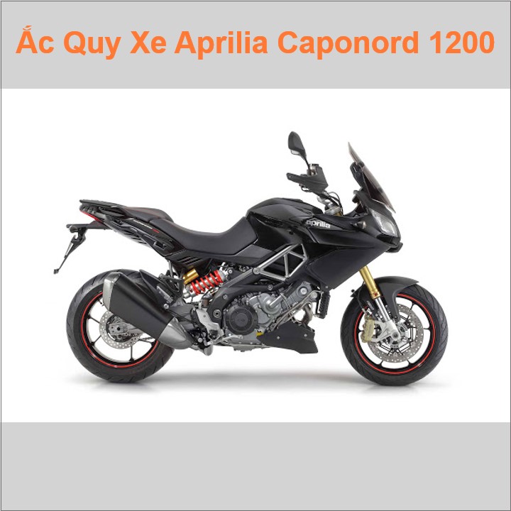 Ắc quy xe mô tô Aprilia Caponord-1200 (2013 - 2017)