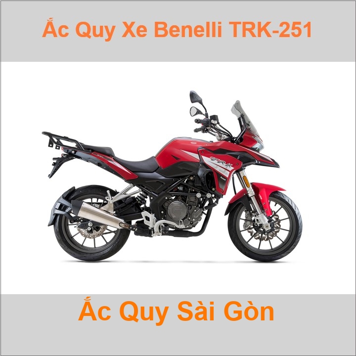 Ắc quy xe mô tô Benelli TRK 251 (2018 đến nay)