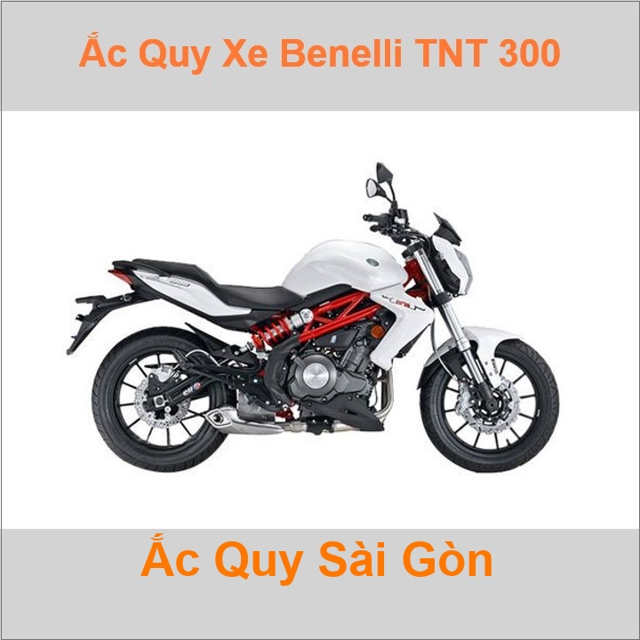 Ắc quy xe mô tô Benelli TNT 300 (2016 đến nay)