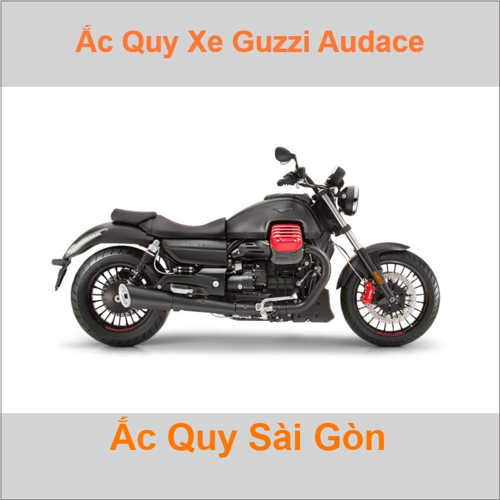 Bình ắc quy cho xe moto pkl Moto Guzzi Audace 1400 1380cc có công suất tầm 14Ah, 18ah (10h) với các mã bình ắc quy như YTX16-BS; YTX20CH-BS Bình ắc quy xe mô tô phân khối lớn Moto Guzzi Audace có kích thước khoảng Dài 15cm * Rộng 8.7cm * Cao 16cm battery chất lượng tốt nhất giá rẻ
