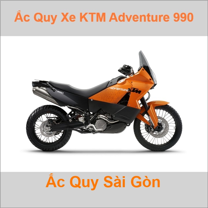 Ắc quy xe mô tô KTM Adventure 990 (2006 - 2013)