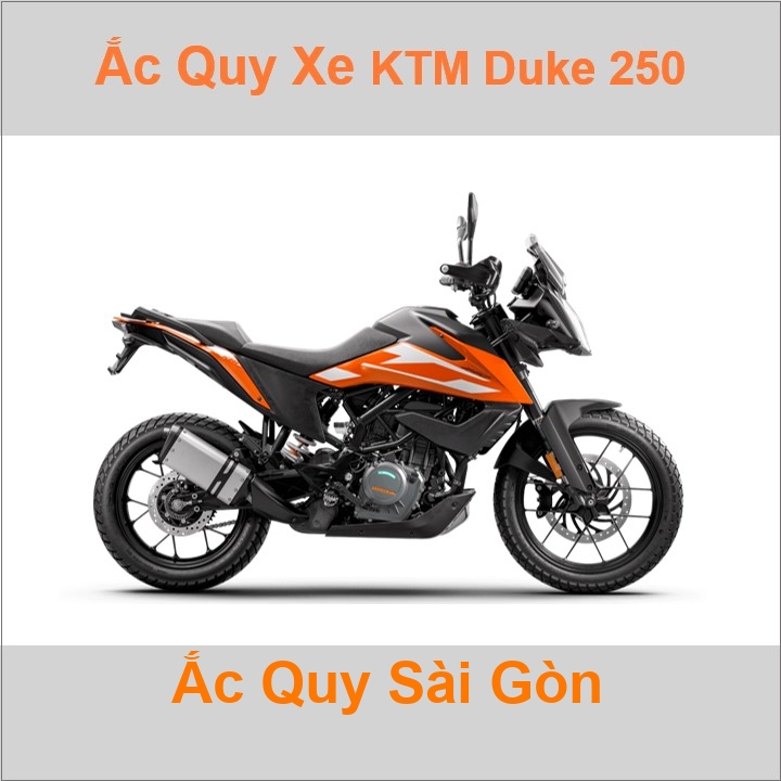 Ắc quy xe mô tô KTM Duke 250 (2012 đến nay)