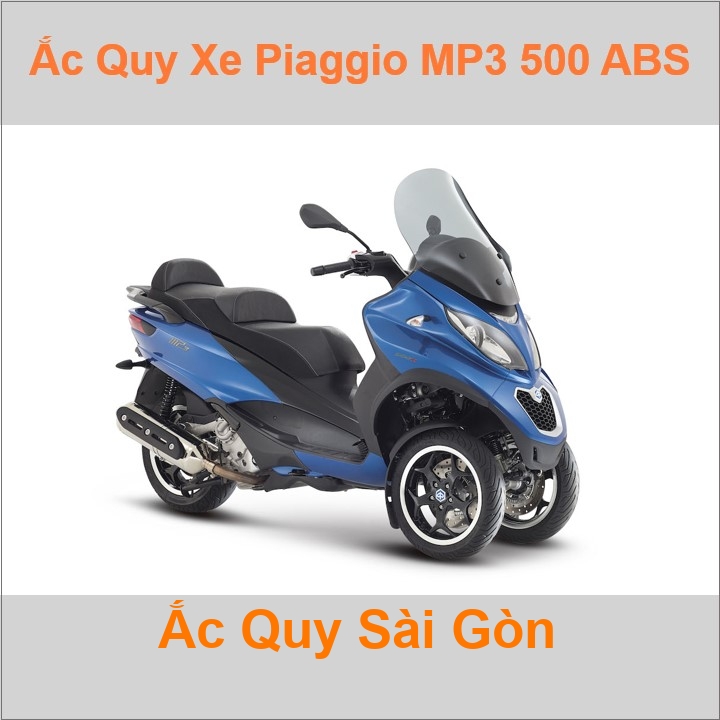 Ắc quy xe tay ga Piaggio MP3 500 ABS (2016 đến nay)