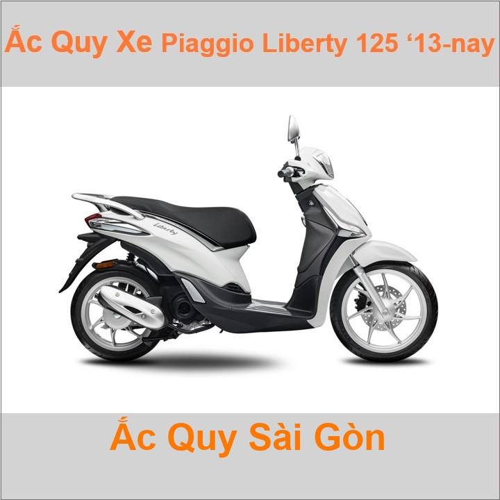 Ắc quy xe tay ga Piaggio Liberty 125 / 150 (2013 đến nay)