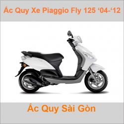 Ắc quy xe tay ga Piaggio Fly 125 / 150 (2004 - 2012)