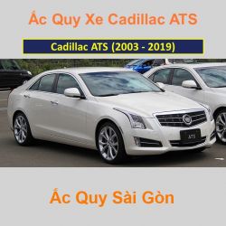 Bình ắc quy xe ô tô Cadillac ATS (2013 - 2019)