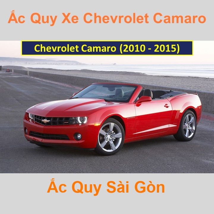 Bình ắc quy xe ô tô Chevrolet Camaro (2010 - 2015)