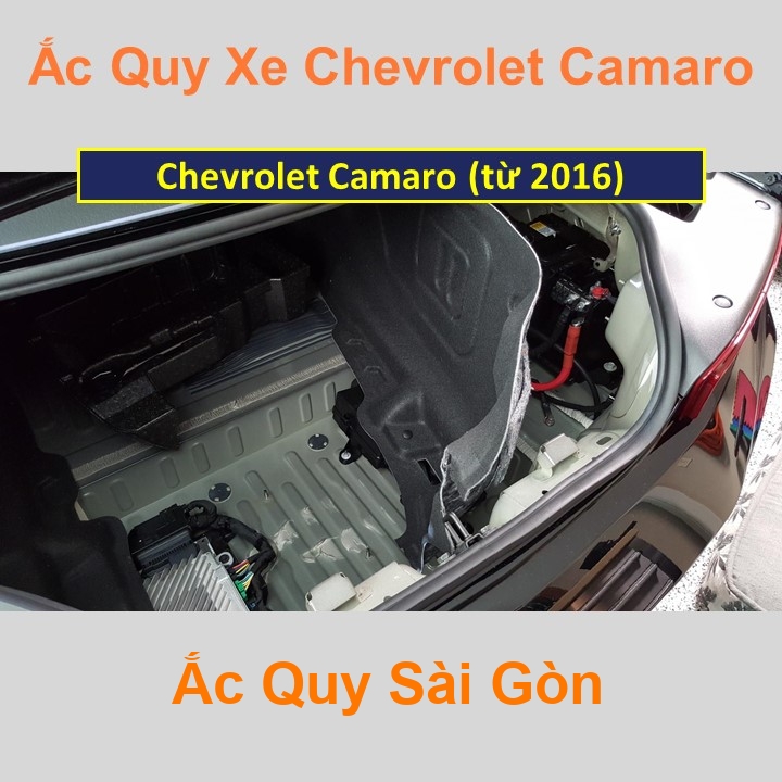 Bình ắc quy cho xe Chevrolet Camaro (từ 2016) có công suất tầm 
70Ah, 74Ah (cọc chìm – cọc nghịch) với các mã bình ắc quy phổ biến như 
AGM70, Din74
