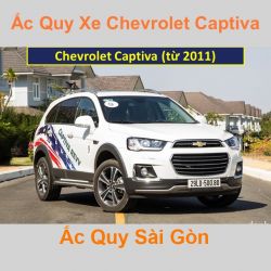 Bình ắc quy xe ô tô Chevrolet Captiva (2011 - 2018)