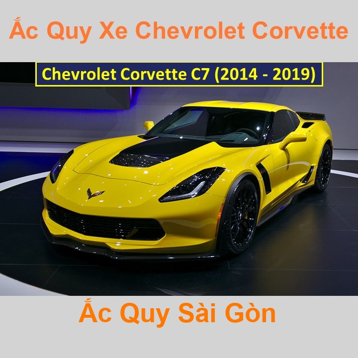 Ắc Quy Sài Gòn | Chuyên cung cấp và lắp đặt tận nơi nhanh chóng Bình ắc quy xe ô tô Chevrolet Corvette C7 (2014 - 2019) chất lượng cao với giá rẻ, 