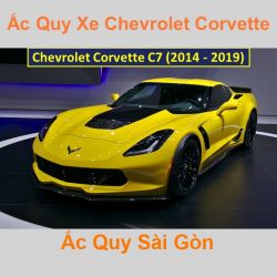 Bình ắc quy xe ô tô Chevrolet Corvette C7 (2014 - 2019)