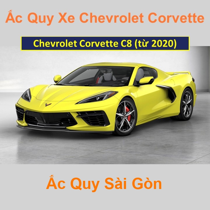 Ắc Quy Sài Gòn | Chuyên cung cấp và lắp đặt tận nơi nhanh chóng Bình ắc quy xe ô tô Chevrolet Corvette C8 (từ 2020) chất lượng cao với giá rẻ, cạnh tr