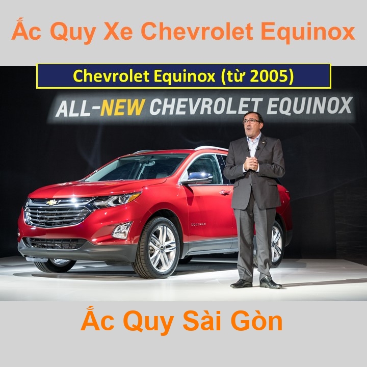 Bình ắc quy xe ô tô Chevrolet Equinox (từ 2005)