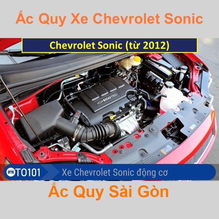 Bình ắc quy cho xe Chevrolet Sonic có công suất tầm 60Ah, 62Ah (cọc chìm – cọc nghịch) với các mã bình ắc quy phổ biến như Din60, Din62