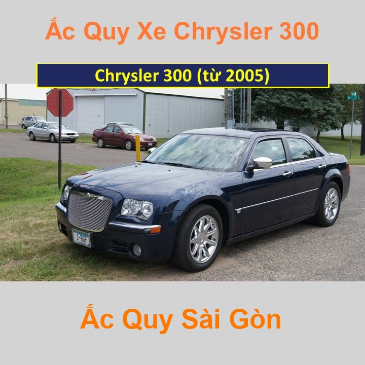 Bình ắc quy xe ô tô Chrysler 300 (từ 2005)
