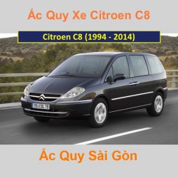 Bình ắc quy xe ô tô Citroën C8 (1994 - 2014)