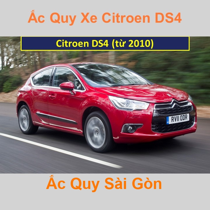 Ắc Quy Sài Gòn | Chuyên cung cấp và lắp đặt tận nơi nhanh chóng Bình ắc quy xe ô tô Citroen DS4 (từ 2010) chất lượng cao với giá rẻ, cạnh tranh nh