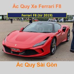 Bình ắc quy xe ô tô Ferrari F8 (từ 2019)