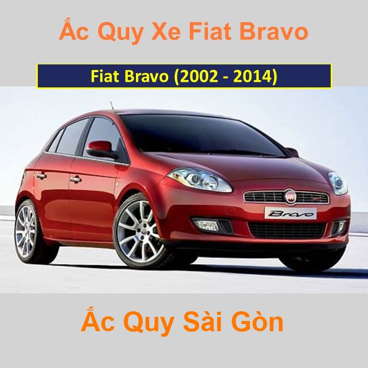 Ắc Quy Sài Gòn | Chuyên cung cấp và lắp đặt tận nơi nhanh chóng Bình ắc quy xe ô tô Fiat Bravo (1995 - 2014) chất lượng cao với giá rẻ, cạnh tranh nhấ