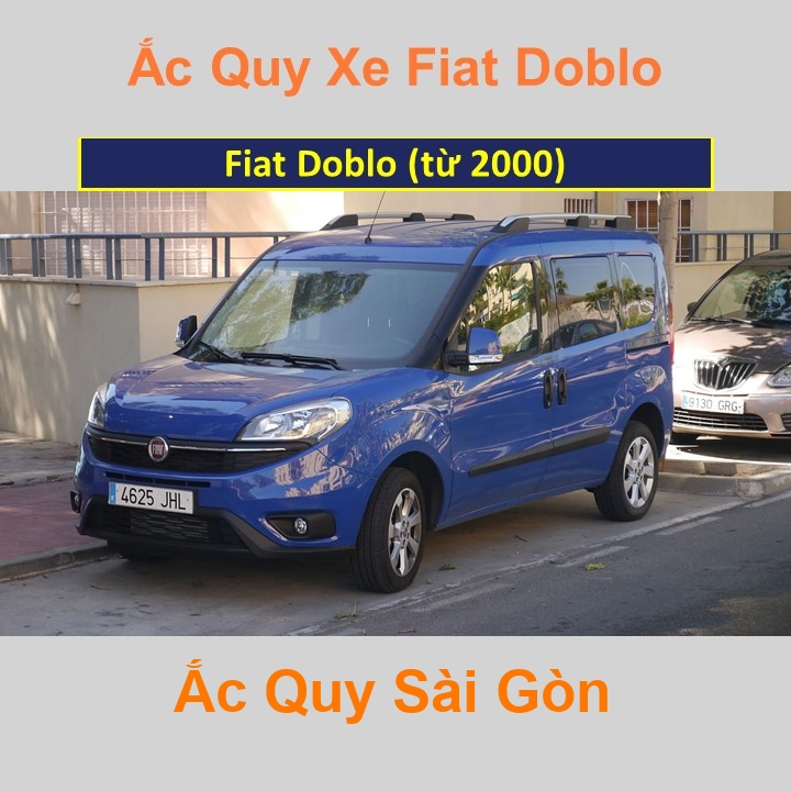 Bình ắc quy xe ô tô Fiat Doblo (từ 2000)