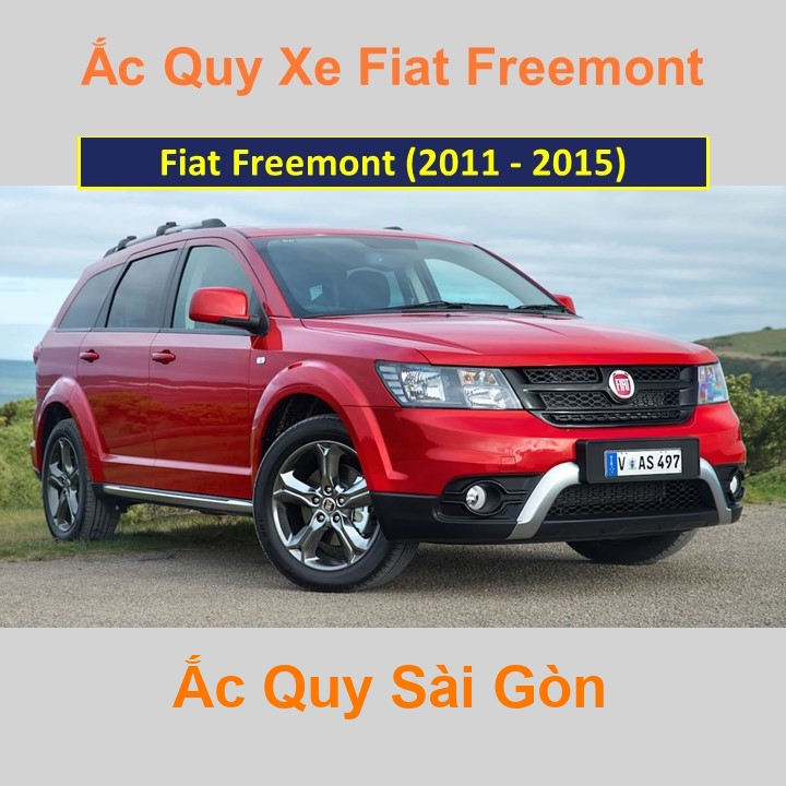 Bình ắc quy xe ô tô Fiat Freemont (2011 - 2015)