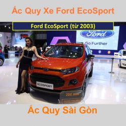 Bình ắc quy xe ô tô Ford EcoSport (từ 2003)