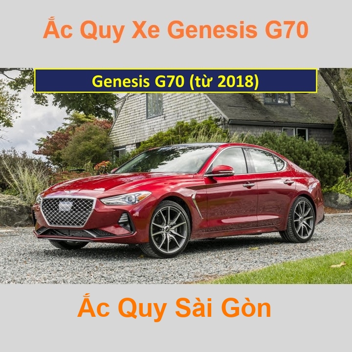 Bình ắc quy xe ô tô Hyundai Genesis G70 (từ 2018)