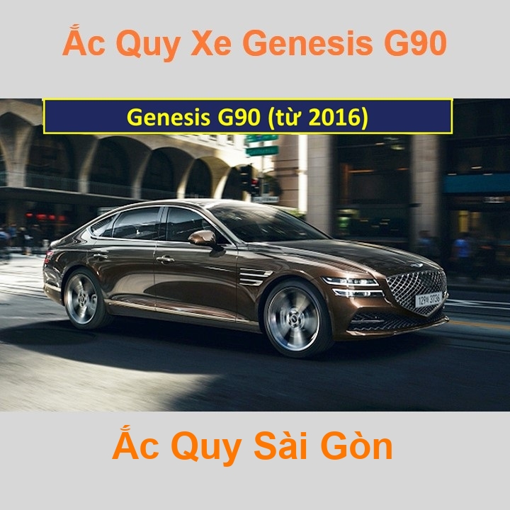 Bình ắc quy xe ô tô Hyundai Genesis G90 (từ 2016)