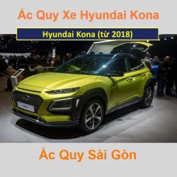Bình ắc quy xe ô tô Hyundai Kona (từ 2018)