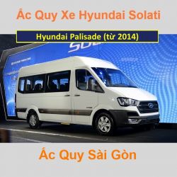 Bình ắc quy xe ô tô Hyundai Solati (từ 2014)