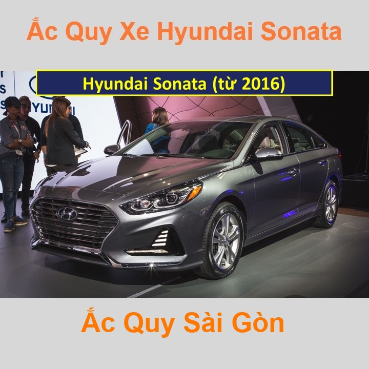 Bình ắc quy xe ô tô Hyundai Sonata (từ 2016)