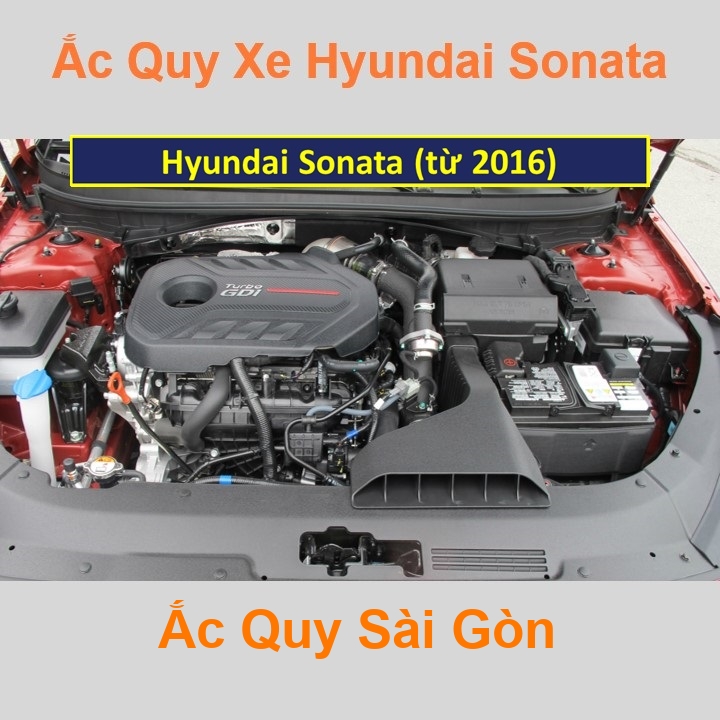 Bình ắc quy cho xe Hyundai Sonata (2016 đến nay) có công suất tầm 74Ah, 75Ah (cọc chìm – cọc nghịch) với các mã bình ắc quy Din74, Din75 Bình acquy ot