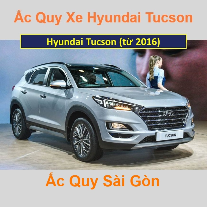 Bình ắc quy xe ô tô Hyundai Tucson (từ 2016)
