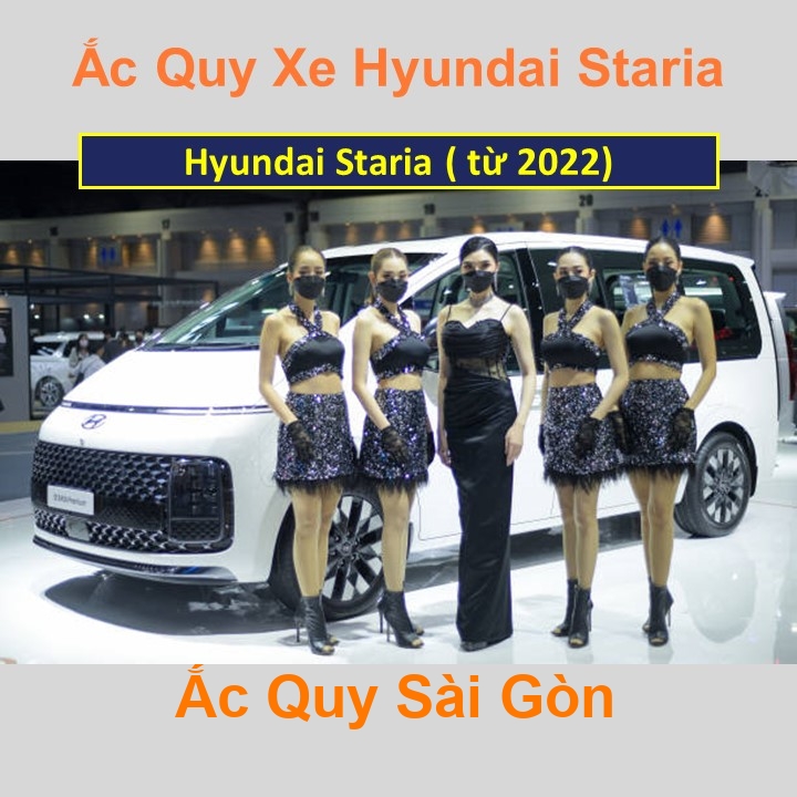 Bình ắc quy xe ô tô Hyundai Staria (từ 2022)