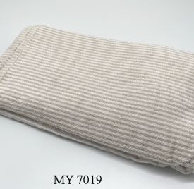Khăn Tắm Kẻ Cotton Mỹ - Sọc nâu nhỏ (70x140 - 350gr)