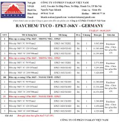 Đầu cáp co nóng 36kV - Raychem/ Tyco/ EU (EPKT-36kV)