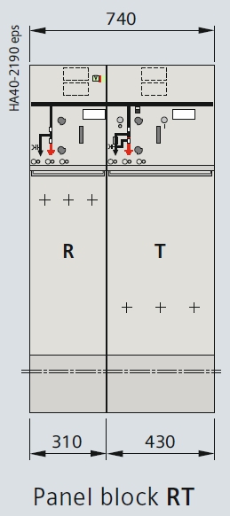 Tủ RMU 24kV loại 2 ngăn RT - Hãng Siemens
