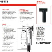 Bushing K400AR-5/J 1250A 3*ALU-Fixing flange - Euromold
