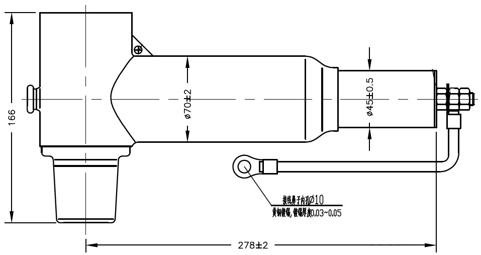 Chống sét dạng đầu cáp T-Plug 24kV 5kA ELBC-CC-824-SA2666 - Raychem/ Tyco/ China
