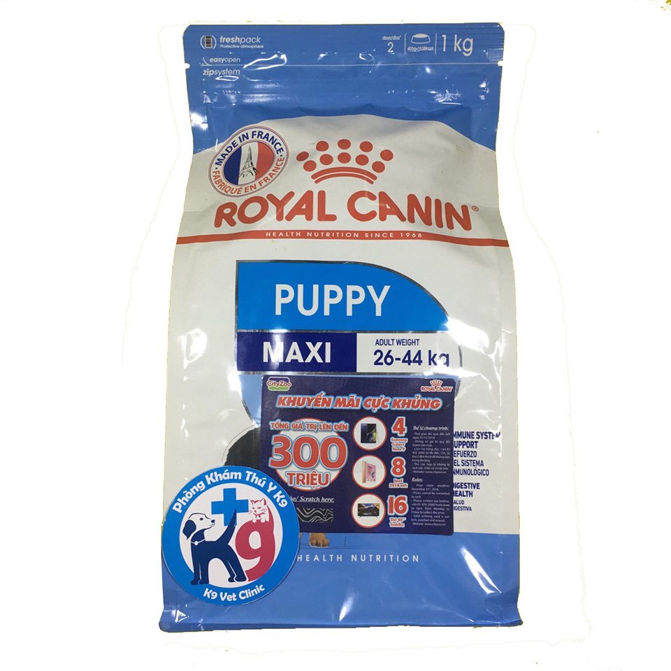 Royal canin maxi puppy - Thức ăn cho chó con cỡ lớn 1kg