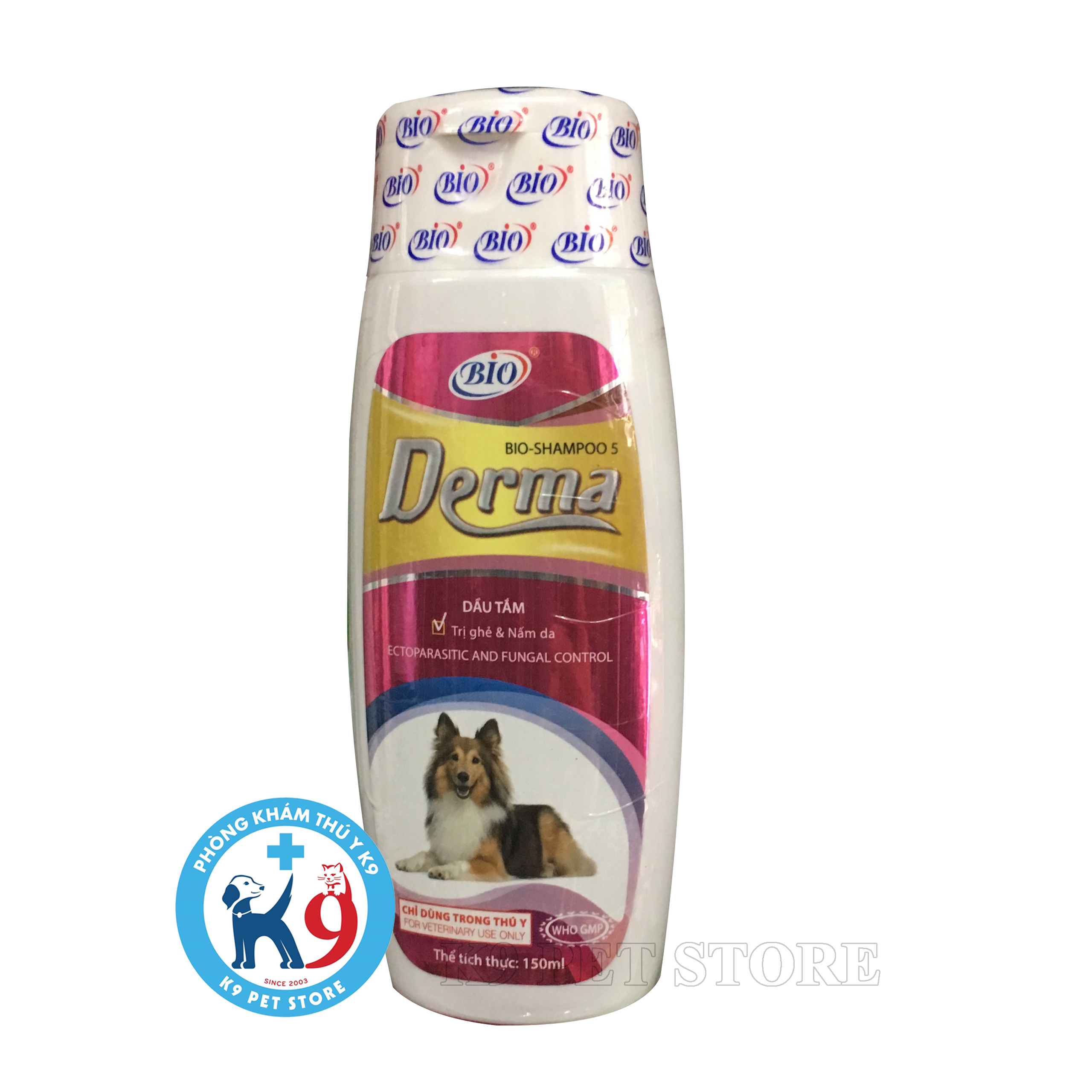 Sữa tắm Bio Derma trị ghẻ, nấm da cho chó, mèo 150ml