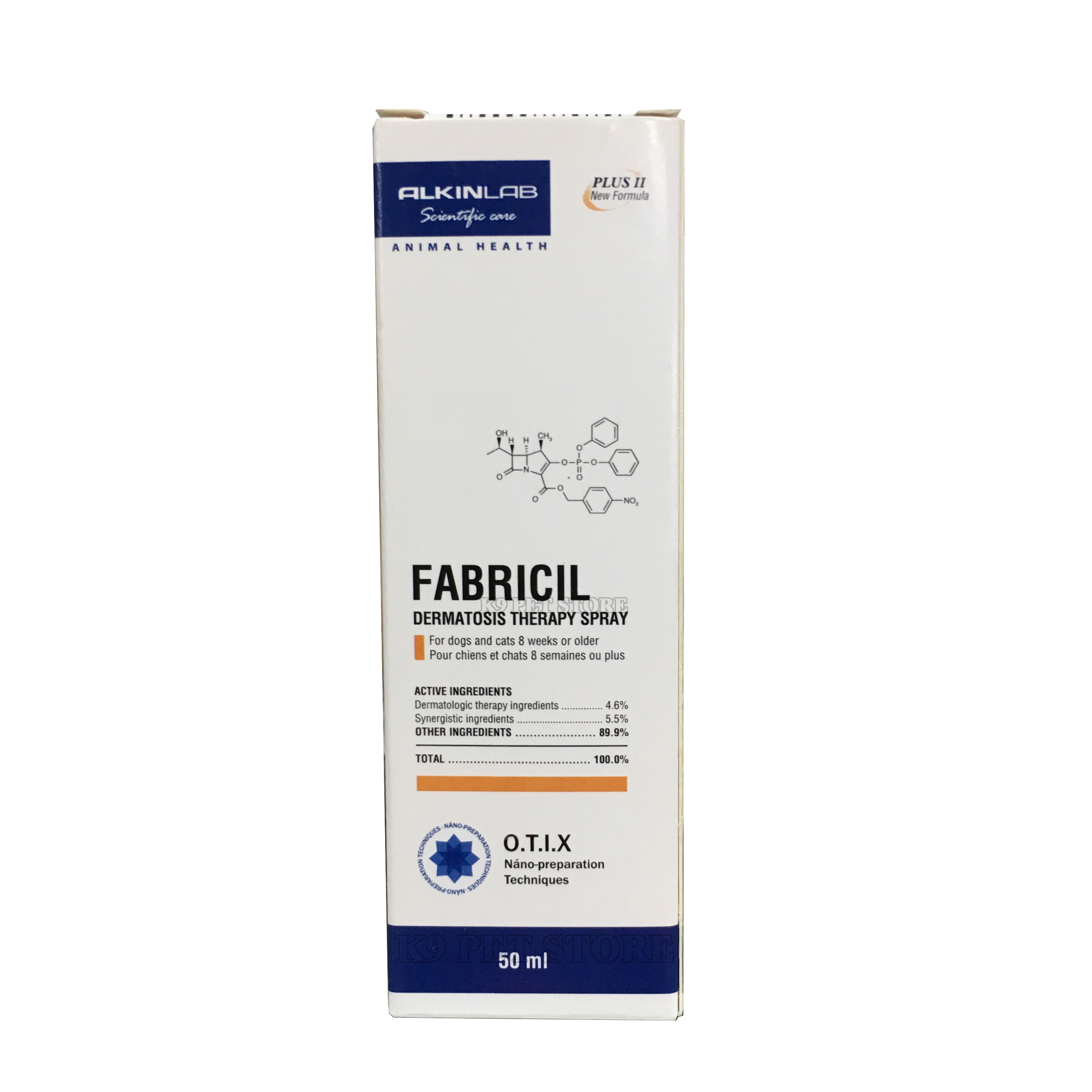 Fabricil 50ml - Thuốc chuyên trị nấm ghẻ da có mủ cho thú cưng (hàng nhập khẩu Kỳ Nam)