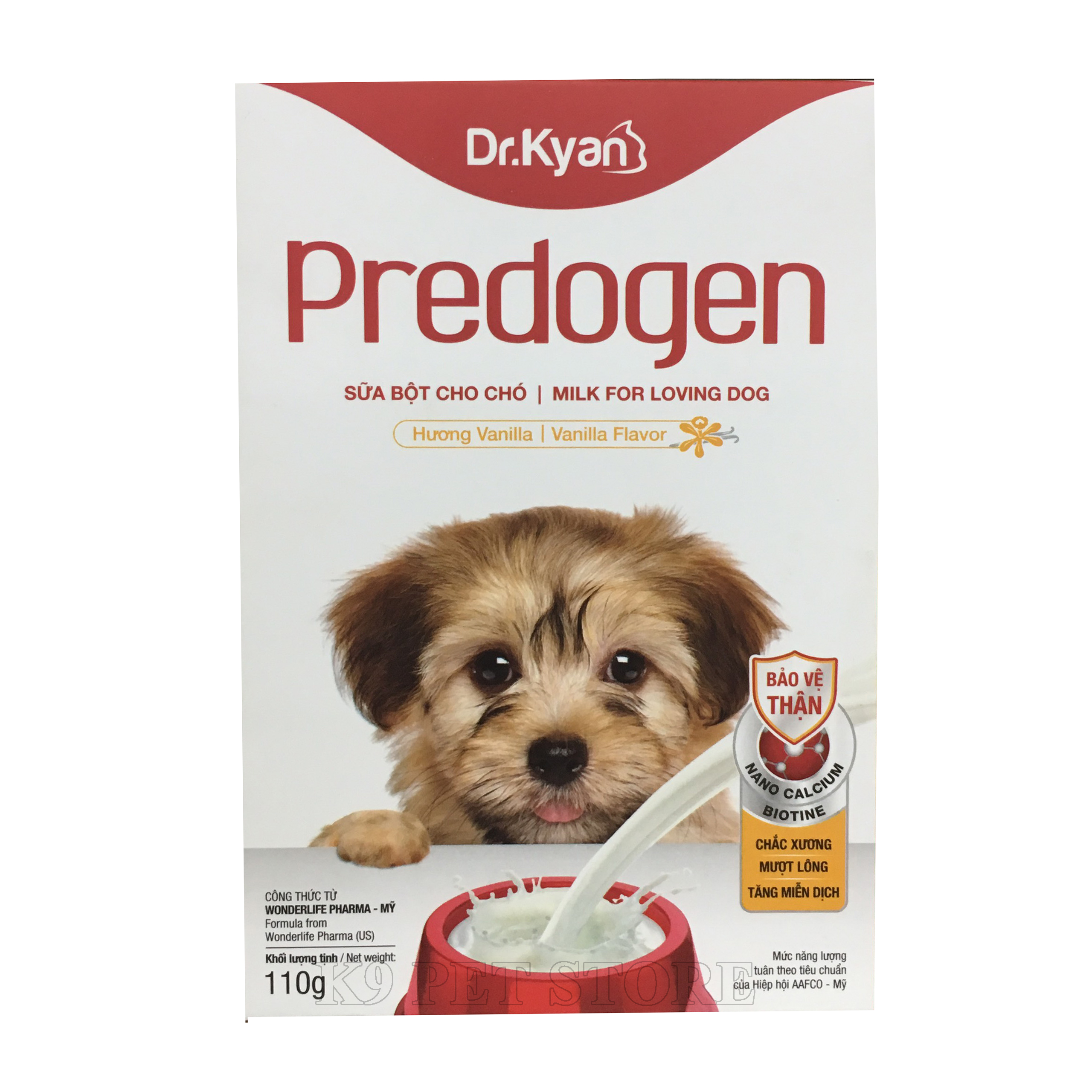 Sữa bột cho chó con Dr.Kyan Predogen 110gr