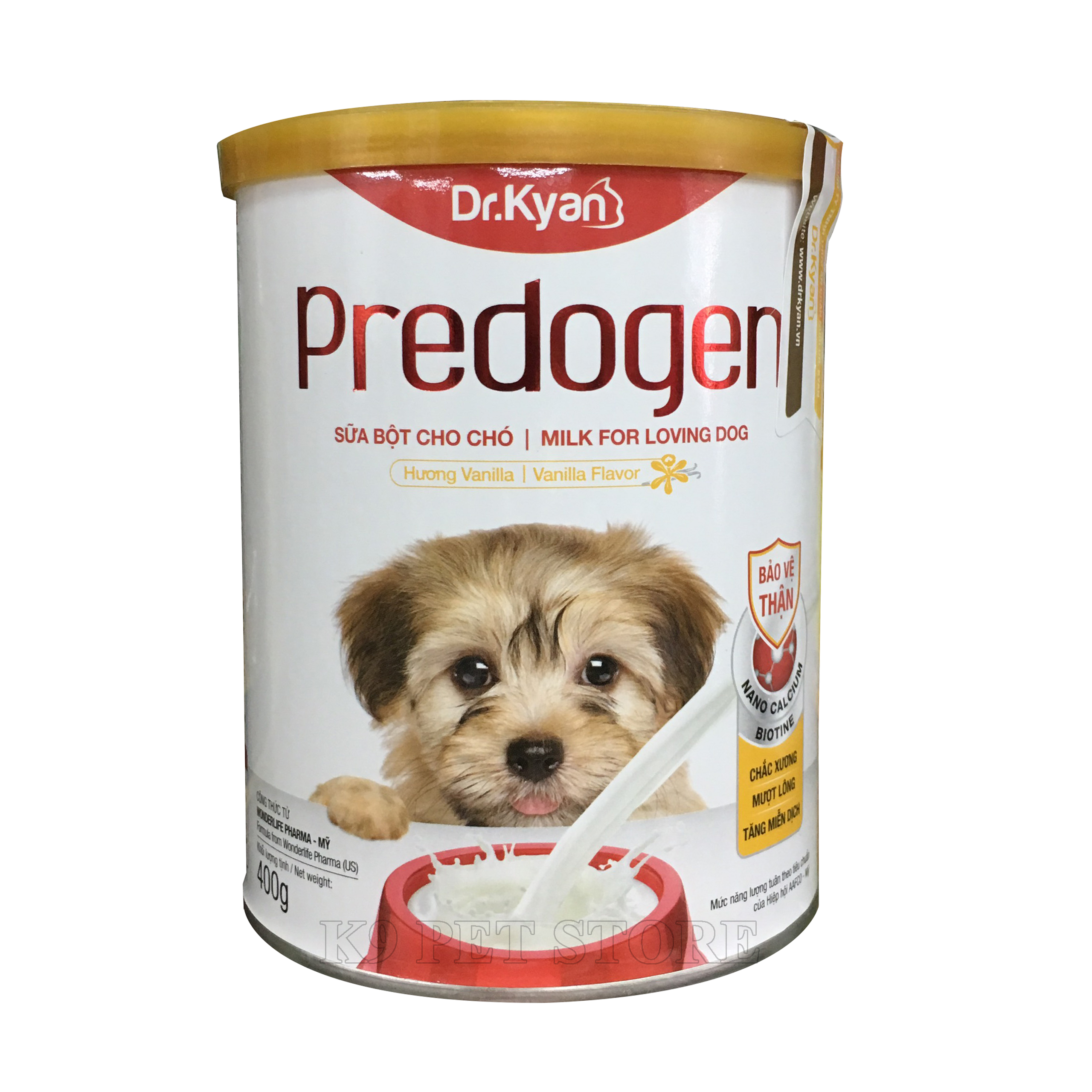 Sữa bột cho chó con Dr.Kyan Predogen 400gr