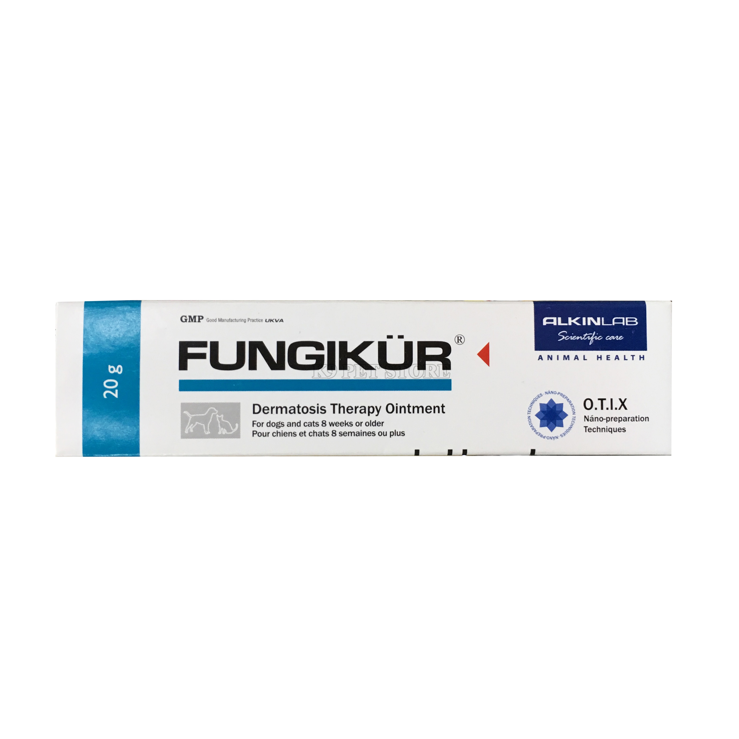 Alkin Fungikur Cream 20g / Kem bôi trị nấm da chó mèo (hàng nhập khẩu Kỳ Nam)