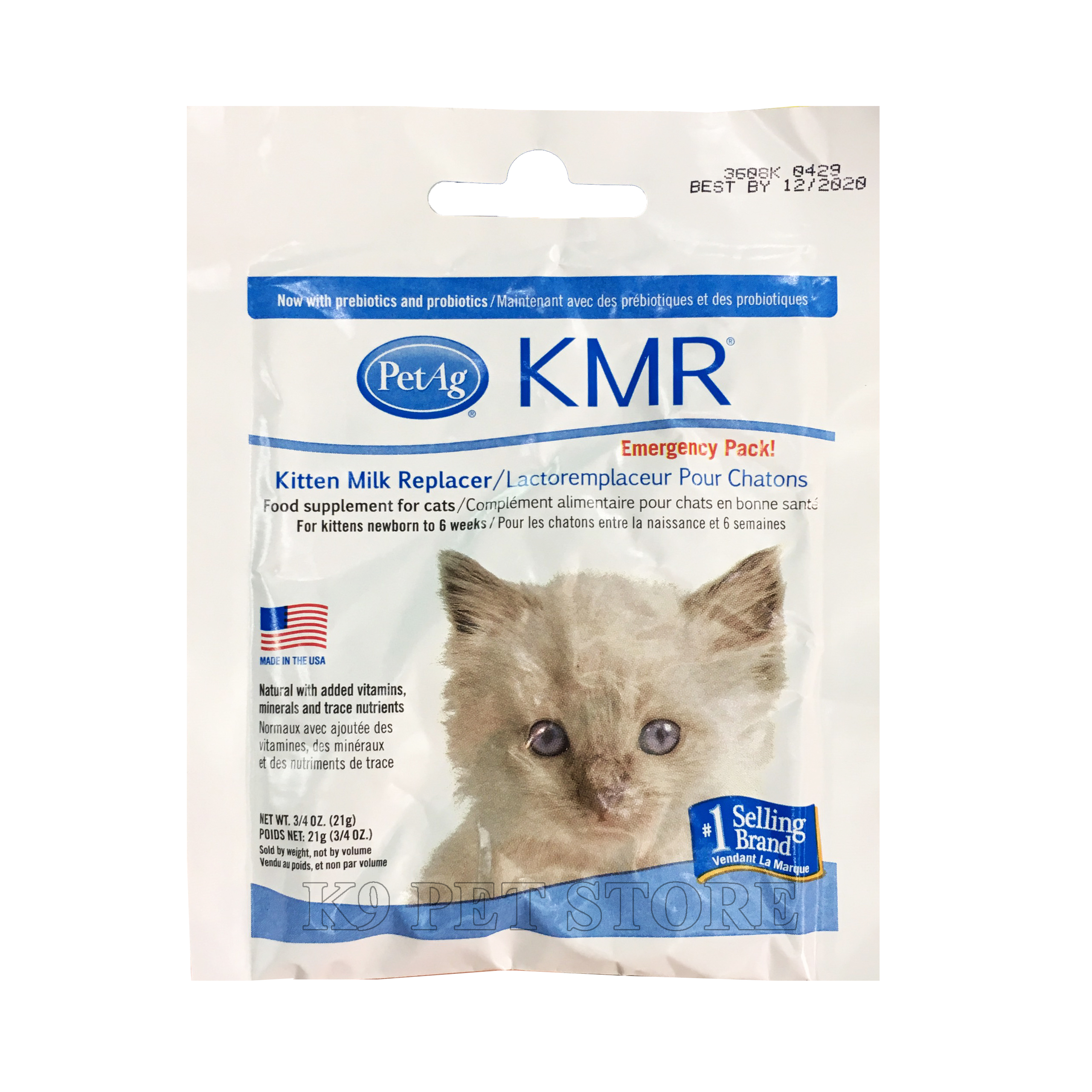 Sữa KMR cho Mèo sơ sinh gói 21gr (nhập USA)